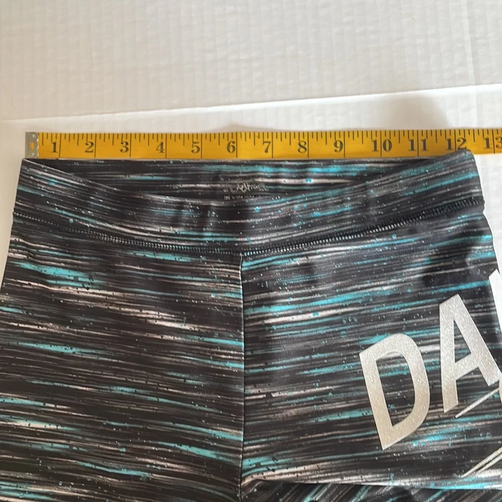 Justice Dance striped leggings  and long tee set youth size 14